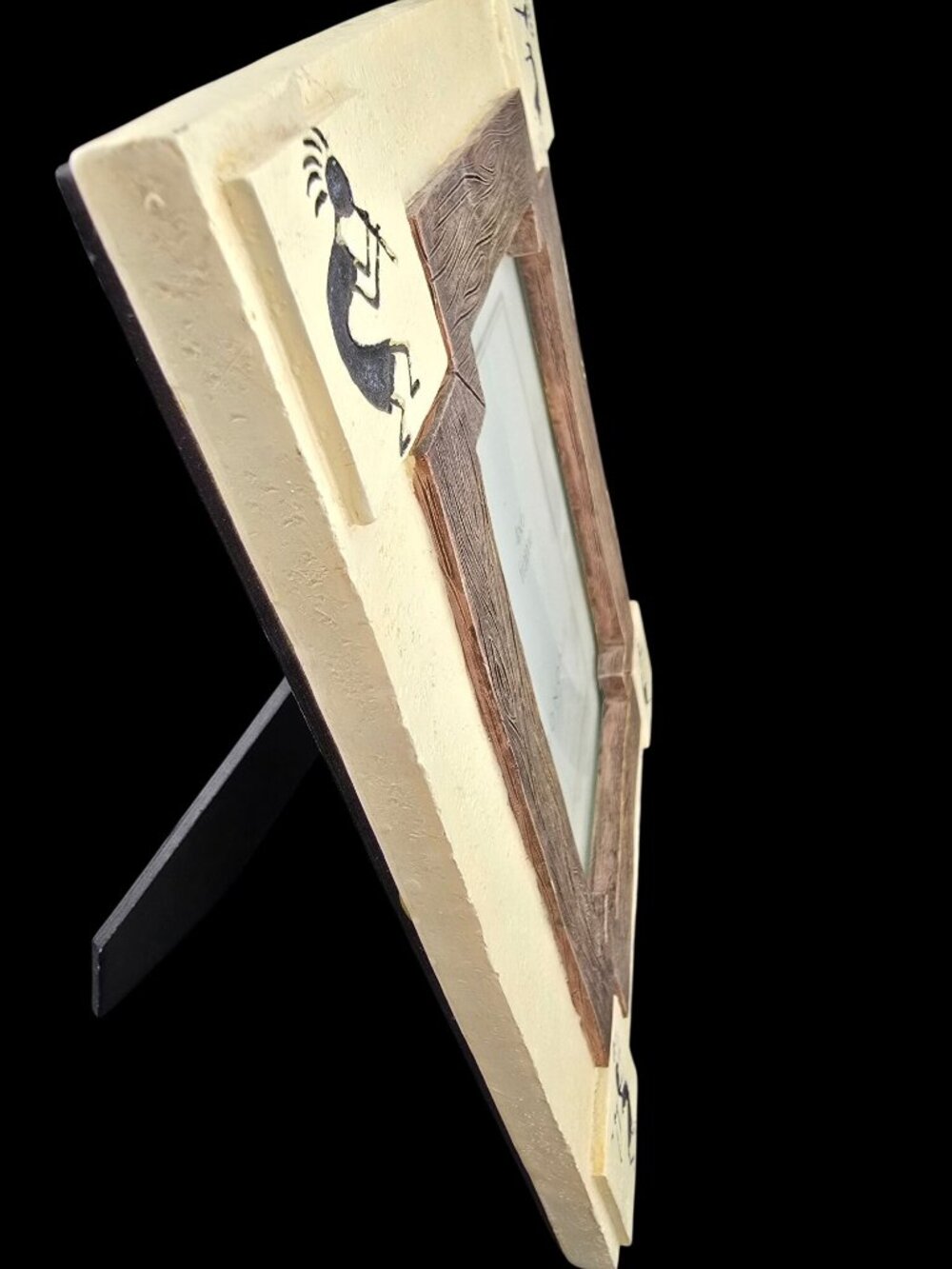Sonoma Kokopelli Resin 4x6 Picture Frame Wood Like Texture 3D - Picture 5 of 9
